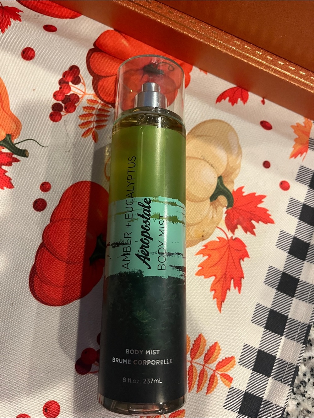 Amber + Eucalyptus Body Mist. 8 oz
